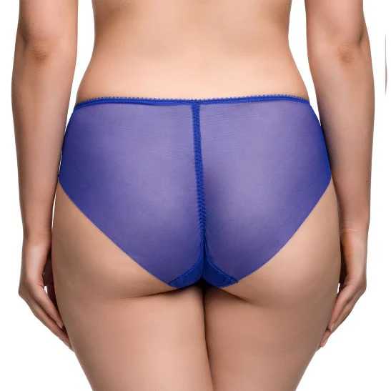 Harlow Hi Cut Brief - Lapis - Image 2