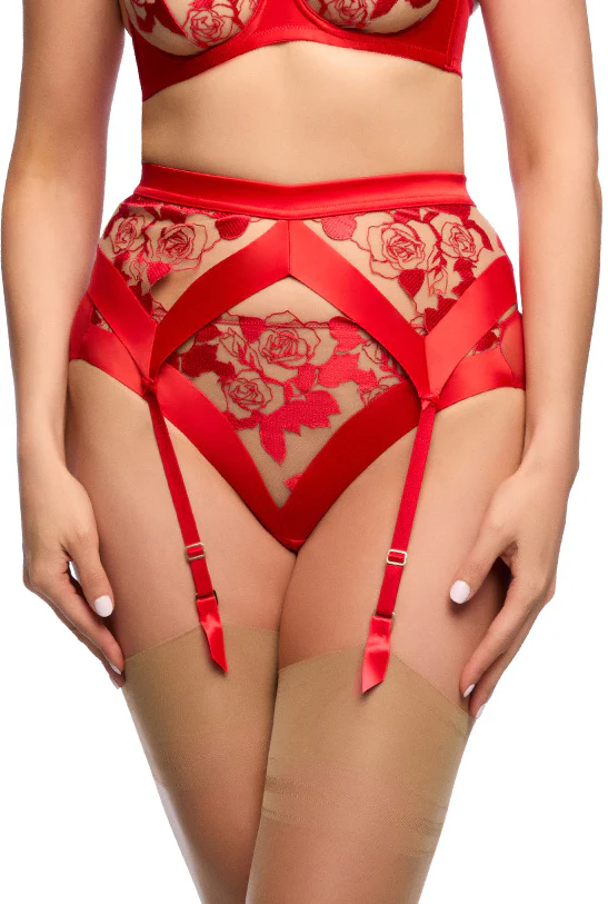 Rosabelle Suspender - Flame