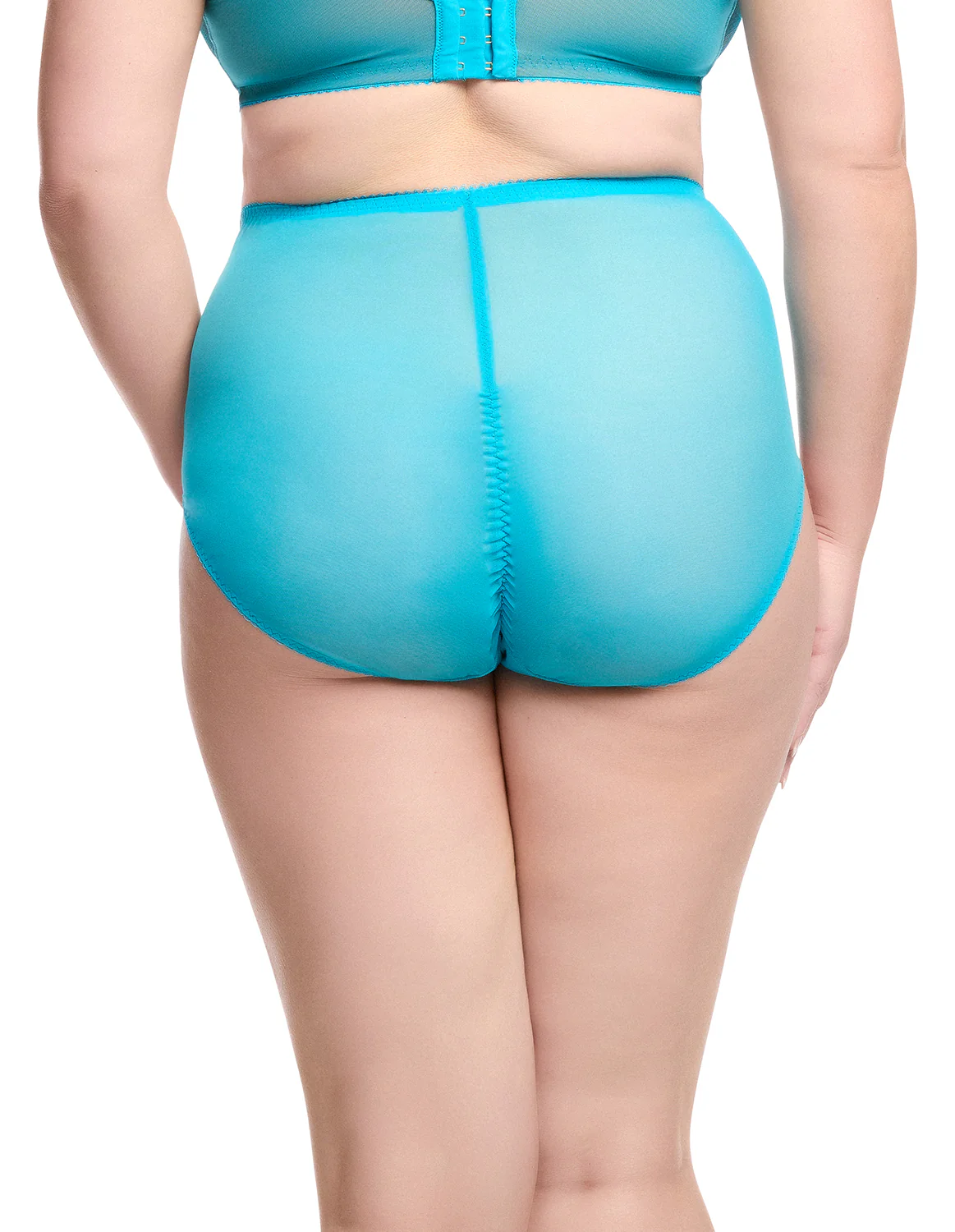 Savoir Faire Full Figure Brief - Turquoise - Image 2