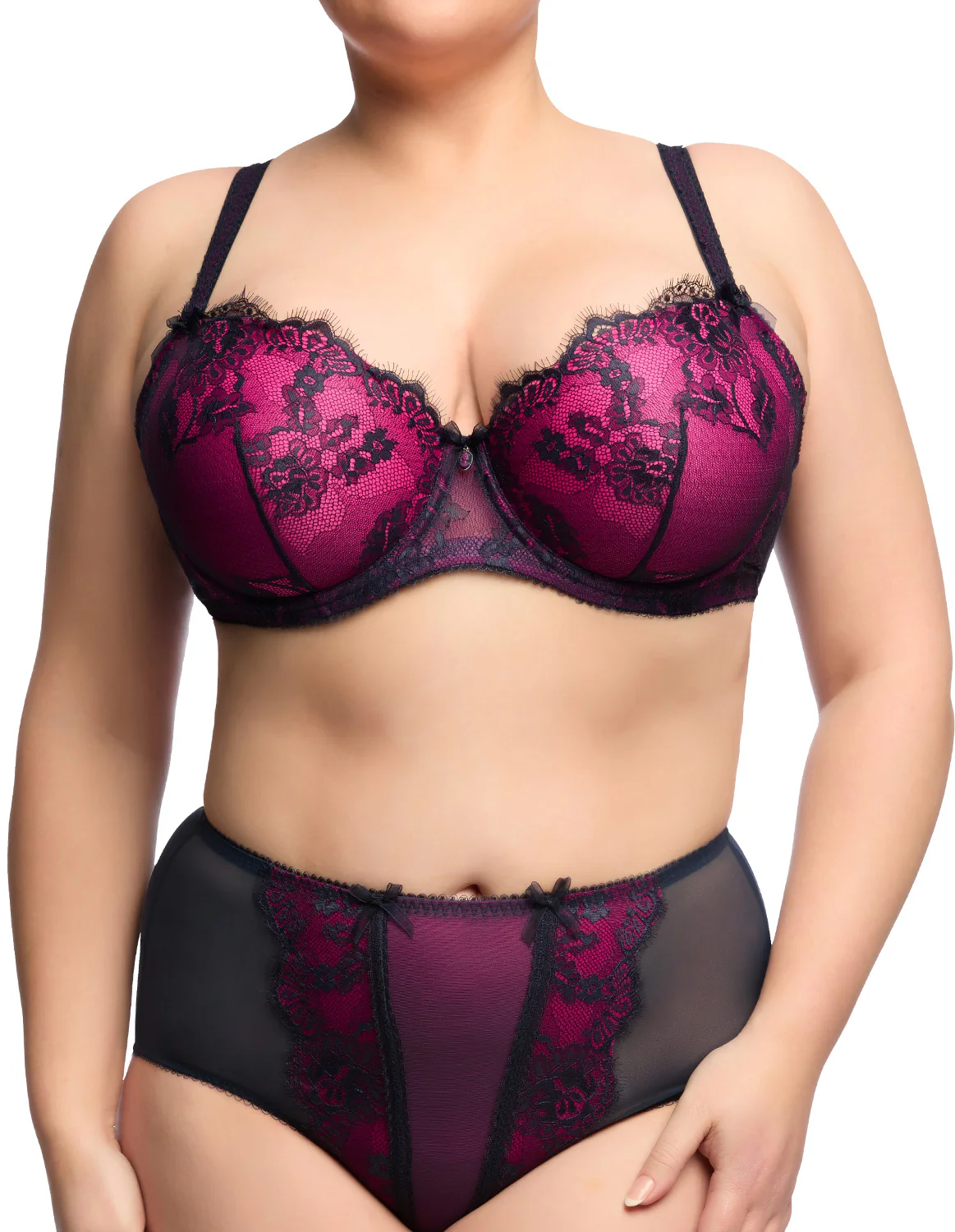 Savoir Faire Full Figure Underwire Bra - Navy