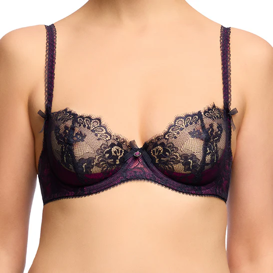 Savoir Faire Underwire Bra - Navy