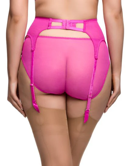 Tryst Suspender - Fuchsia - Image 2