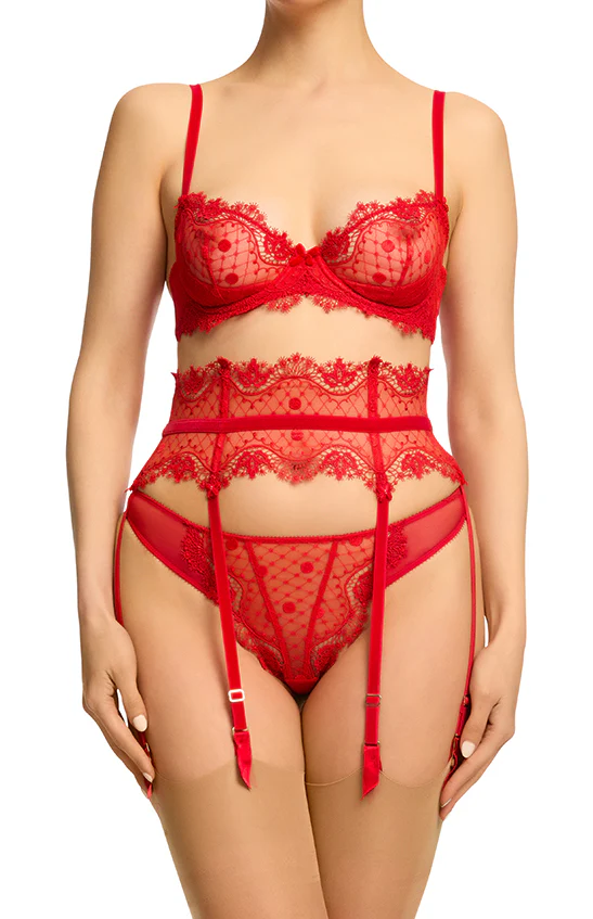 Vedette Underwire Bra - Flame - Image 3